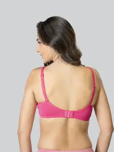 LYRA Pack Of 2 Cotton Spandax Full Coverage Secret Support Bra