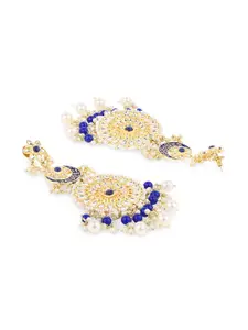 Fida Gold Plated Floral Chandbalis Earrings