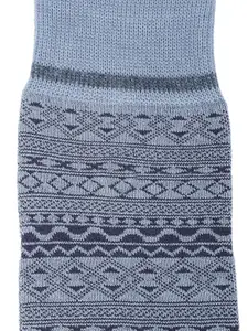 Blackberrys Picadia Men Patterned Pure Cotton Calf-Length Socks