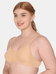 KOMLI Pack of 2 Non-Wired Seamless Non-Padded Everyday Bra