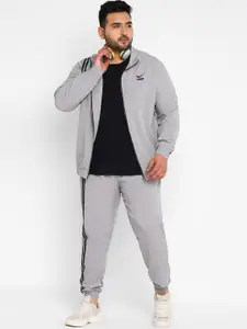 Yuuki Men Plus Size Solid Sports Tracksuits