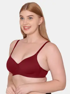 KOMLI Pack of 2 Everyday Medium Padded Full Coverage Padded T-Shirt Bra