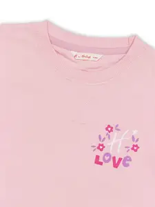 H By Hamleys Girls Printed Cotton Sweatshirt
