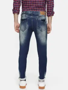 SPYKAR Men Blue Super Skinny Fit Low-Rise Low Distress Jeans