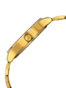 Timex Men Brass Dial & Stainless Steel Bracelet Style Straps Analogue Watch-TW0TG8306