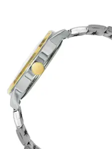 Timex Men Brass Dial Stainless Steel Bracelet Style Straps Analogue Watch-TWEG19907