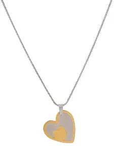 VIRAASI Heart-Shaped Pendant with Chain