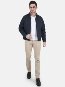 Monte Carlo Men Mock Collar Bomber Jacket