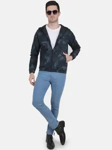 Monte Carlo Men Camouflage Hooded Bomber Jacket