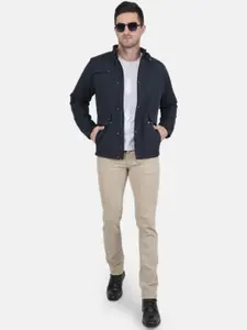 Monte Carlo Men Mandarin Collar Padded Jacket