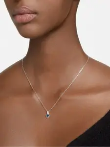 SWAROVSKI Women Stilla:Pend Tri Gry/Rhs Necklace