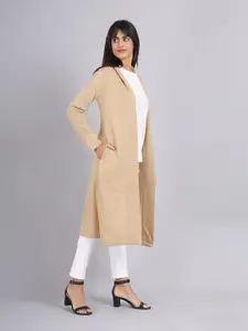 KEIKO Women Long Sleeves Front Open Shrug