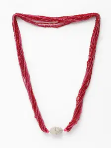 DUGRISTYLE Crystals Layered Necklace