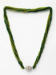 DUGRISTYLE Crystals Studded Necklace