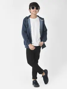 Crimsoune Club Boys Hooded Sweatshirt