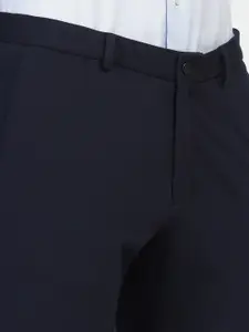 Blackberrys Men Slim Fit Low-Rise Trousers