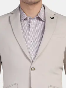 Blackberrys Men Single-Breasted Slim-Fit Formal Blazer
