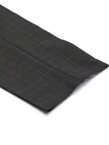 INVICTUS Men Checked Slim Fit Smart Casual Trousers