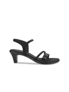 Metro Backstrap Block Sandals Heels