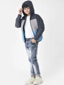 Crimsoune Club Boys Colourblocked Lightweight Padded Jacket