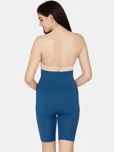 Zivame Women Solid High-Waisted Tummy & Thigh Shaper