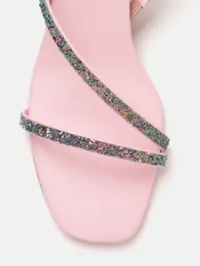 CORSICA Shimmer Party Block Heels