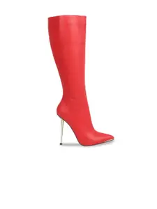 London Rag Women Heeled High-Top Regular Boots