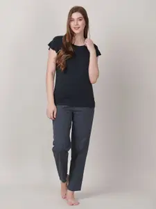 mackly Women Pure Cotton Night suit