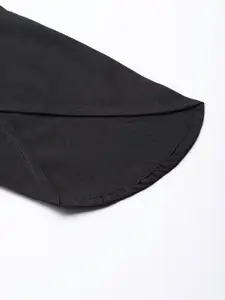 MBeautiful Women Black Organic Cotton Lounge Pants