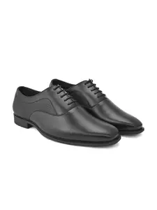 HERE&NOW Men Textured Formal Derbys