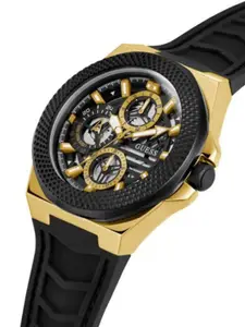 GUESS Men Round Dial & Straps Analogue Watch- GW0577G2