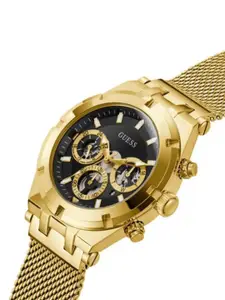 GUESS Men Dial & Bracelet Style Straps Analogue Watch