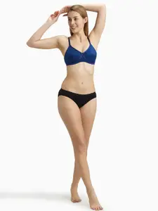 Jockey Wirefree Non Padded Cotton Medium Coverage Cross Over Everyday Bra-1242