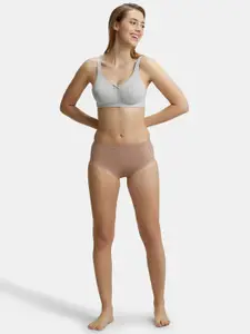 Jockey Wirefree Non Padded Cotton Full Coverage Solid Moulded Everyday Bra-FE41