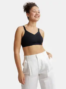 Jockey Wirefree Non Padded Cotton Full Coverage Plus Size Bra with Broad Wings-ES27