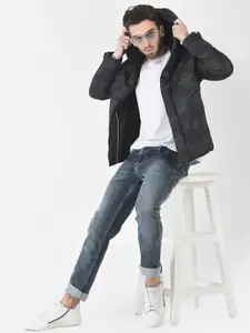 Crimsoune Club Men Camouflage Printed Padded Jacket