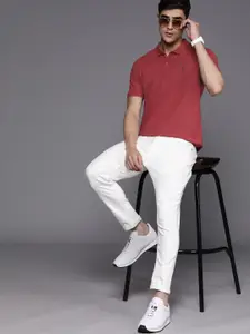 Louis Philippe Sport Men Polo Collar Slim Fit T-shirt