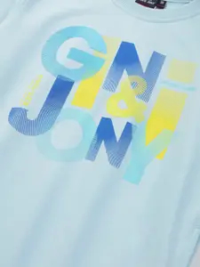 Gini and Jony Boys Printed Fleece Sweatshirt