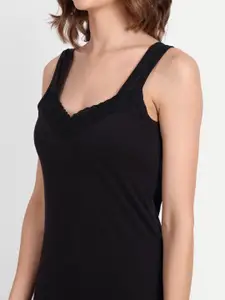 BLAZON Women Pack Of 2 Longline Cotton Camisoles