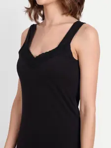 BLAZON Women Pack Of 2 Longline Cotton Camisoles