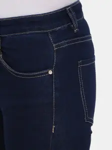 V-Mart Women Solid Cotton Regular Fit Jeans