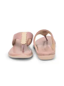 Liberty Women Pink T-Strap Flats