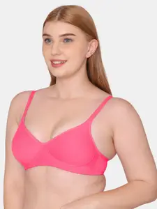 KOMLI Pink Bra Lightly Padded