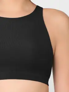 Wacoal Women Padded Non-wired High Neck Full coverage Sports Bra