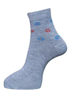 Dollar Socks Men Pack Of 3 Pure Woolen Ankle Length Socks