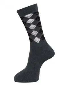 Dollar Socks Men Pack Of 3 Assorted Woolen Calf Length Socks