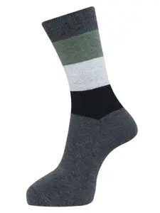 Dollar Socks Men Pack Of 3 Assorted Woolen Calf Length Socks