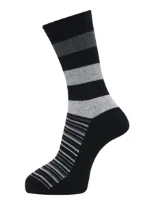 Dollar Socks Men Pack Of 3 Assorted Woolen Calf Length Socks