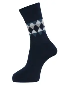Dollar Socks Men Pack Of 3 Assorted Woolen Calf Length Socks