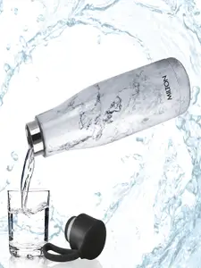 Milton Mirage 800 White Printed Thermosteel Hot and Cold Water Bottle 760 ml